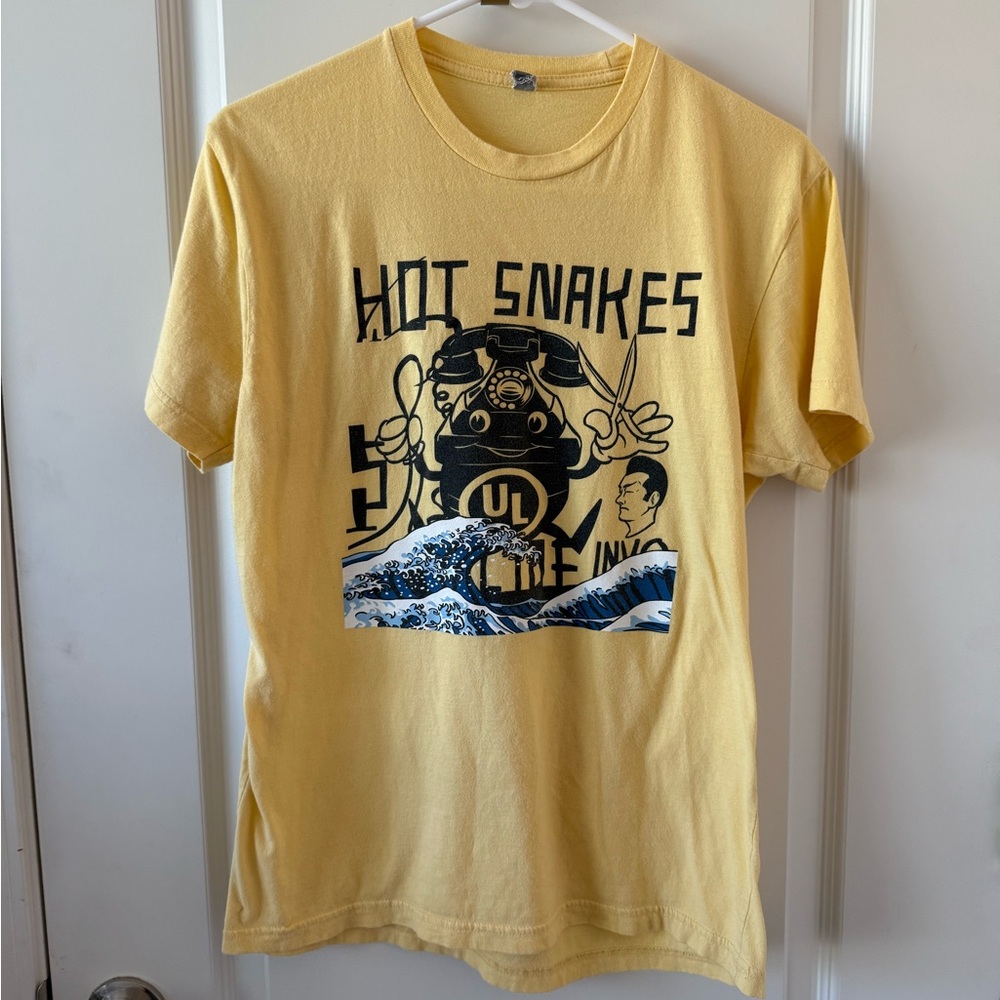 Next Level Apparel Yellow Graphic Tee